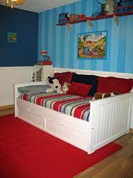 Thomas The Train Inspired Boys Bedroom Makeover Toddler Rooms Train Theme Bedrooms