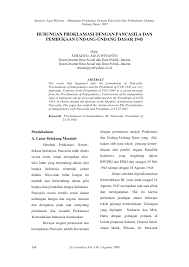 Karena dengan proklamasi kemerdekaan, telah lahir negara baru dan terbebas dari kemerdekaan. Https Media Neliti Com Media Publications 17978 Id Hubungan Proklamasi Dengan Pancasila Dan Pembukaan Undang Undang Dasar 1945 Pdf