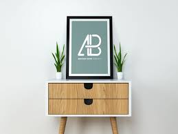 Modern Poster Mockup Psd Printable Wall Art Wall Printables Modern Poster