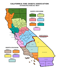 The rafael fire was discovered on june 18, 2021 on the. Divisions And Area Map California Fire Chiefs Association