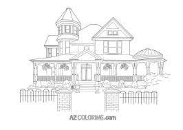 You could also print the image by clicking the print button above the image. Victorian House Coloring Page Coloring Pages House Colouring Pages Secret Garden Coloring Book