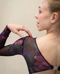 The incredible Precious Adams, of the English National Ballet, wearing  "ANITA" and "AYLA" from our recently launched 'VELVET ROSE' Collection of  garments🌹⁠ •⁠ We gifted these pieces to Precious in preparation of