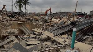 Oworonshoki is trending in Nigeria because residents of the Lagos community shut  down the Third Mainland Bridge to protest government demolitions that left  many homeless. The demolished structures were allegedly unapproved along