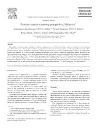 But prince court medical centre is not your typical hospital. Pdf Prostate Cancer Screening Perspective Malaysia Selvalingam Sothilingam Academia Edu