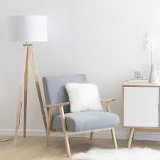 Fauteuil En Tissu Gris Maisons Du Monde Decoration Maison Lampadaire Bois Lampadaire Diy