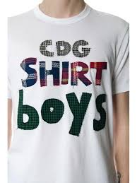 Comme Des Garcons Cdg Shirt Boys White Cotton T Shirt In Bianco Modesens