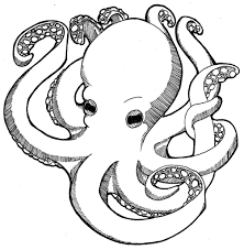 Octopus sea animal coloring book for adults vector illustration. Octopuses Are Eight Legged Cephalopods Found In Pelagic Waters Coral Reefs And Floors Of Oceans Octopus Coloring Pages Animal Coloring Pages Octopus Coloring