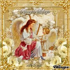 happy holidays picture 119136721 blingee com angel pictures fairy angel angel images