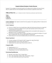 Software Engineer Resume Sample The Best Sample Software Engineer Resume 8 Examples In Word P Job Resume Examples Job Resume Template Simple Resume Examples
