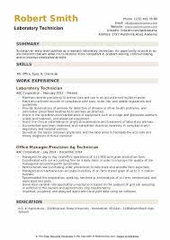 Right under the photo and contact details there is a professional summary section. Laboratory Technician Resume Samples Qwikresume