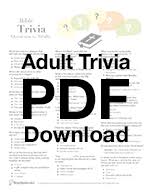 A lot of individuals admittedly had a hard t. 50 Bible Trivia Questions For Kids Youth Groups And Adult Small Groups