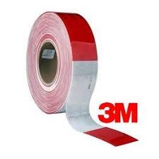Cinta Reflectiva 3m Roja Blanca 2 45 7 Mtr Mercasa