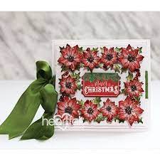Flowers Of Holy Night Handmade Greeting Card A Poinsettia Filled Card Makes A Festive And Cheerful Handmade Holiday Gree Black Friday Release 2017 Heartfelt Creations Create Christmas Cards Greeting Cards Handmade