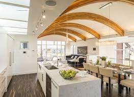 contemporary custom home in vancouver with unique arc roof idesignarch interior design architecture interior decorating emagazine contemporary interior design custom homes kitchen interior