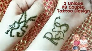 Tattoo s letter mehndi design cute mehndi design. Rs Love Tattoo Design 4 Boy Girl Stylish Tattoo Mehndi Design For Wrist Couple Love Tattoo Design Tattoo Blog