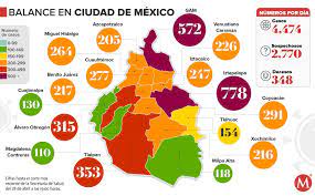 El presidente municipal fernando vilchis contreras explicó que en la actual administración municipal se. Coronavirus En Cdmx Mapa De Casos De Covid 19 Por Alcaldia