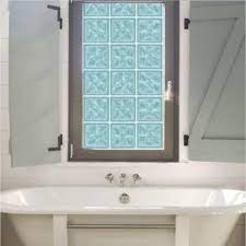 Faux Glass Blocks Effect Window
