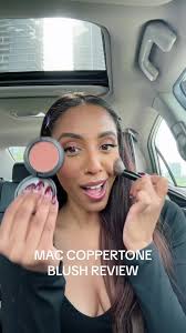 I only know of coppertone because of @BEAUTYBYBANDA 😋 This is a very  peachy blush perfect for summer! I have a peach setting powder