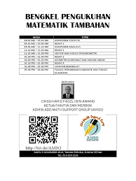 3 3 kerja projek matematik tambahan. Vektor Paduan Matematik Tambahan