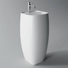 Create bathroom plans with smartdraw's bathroom designer tool. Nur Freestanding Washbasin With Tap Plan Italian Bathrooms