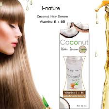 Coconut oil will definitely help your hair grow healthier, thicker, and longer, brown confirms. I Nature Coconut Hair Serum Vitamine E B5 Thailand Best Selling Products Online Shopping Worldwide Shipping