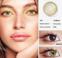 GEM OEM ODM look contact coloré cosmétique lentille de ...