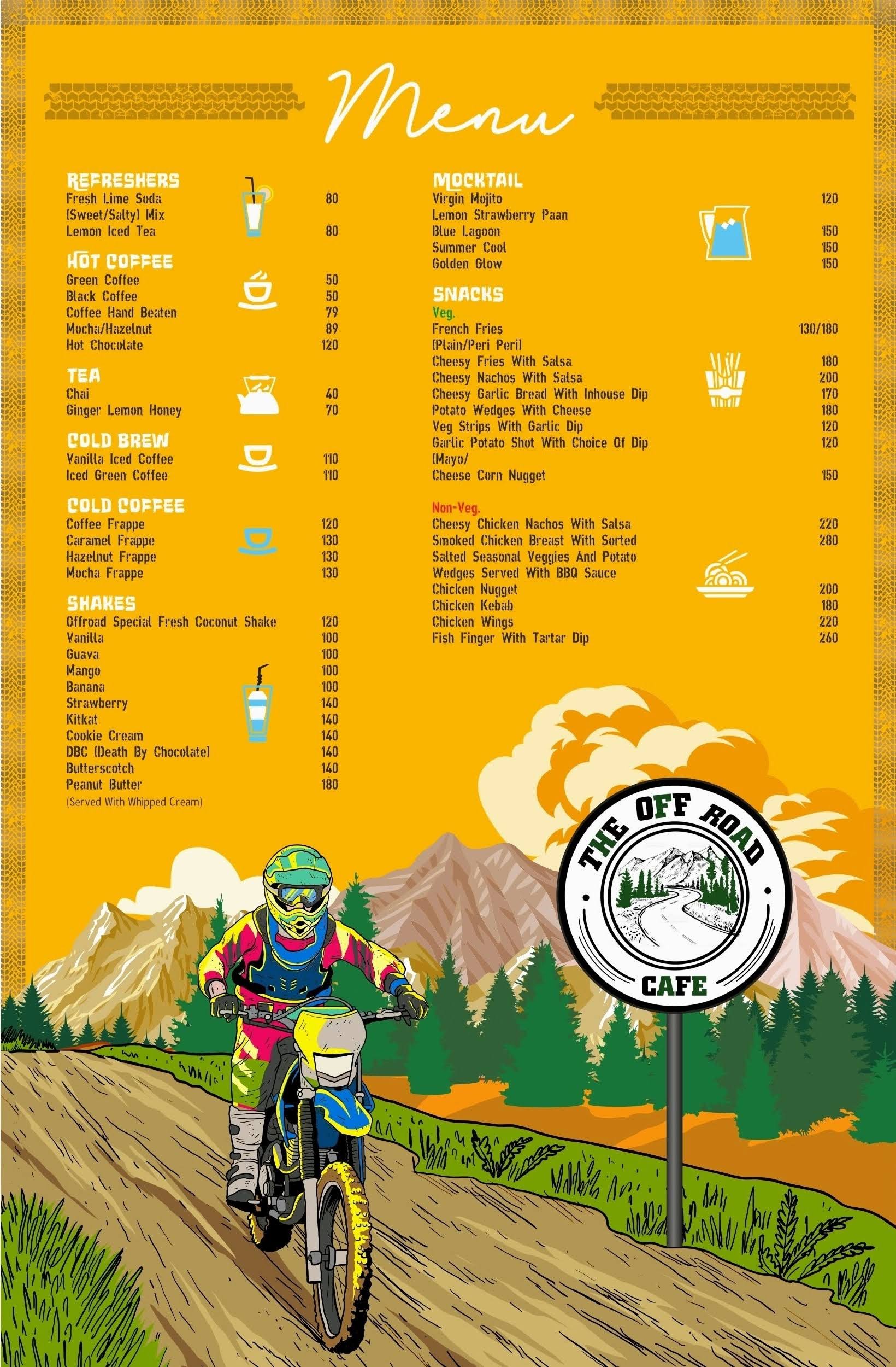 Menu Card For Cafe's, Restaurants, Spa's, Resorts & Salons product image