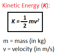 It takes energy to make something move, and the faster it goes the more energy it needs. Calculating Changes In Kinetic Potential Energy Of A System Study Com