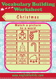 Try our christmas worksheets and printables with your child this winter. Christmas Worksheets Matching Pictures To Words