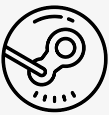 Free steam logo icons in various ui design styles for web and mobile. It S The Outline Of The Steam Logo Drawn Inside A Icon Png Image Transparent Png Free Download On Seekpng