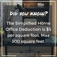 Did You Know Simplified Option For Home Office Tax Deduction Homebusiness Workfromhome Freelance Business Owner Tax Deduction With Images Home Business Home Office