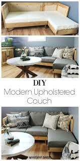 Diy Couch How To Build And Upholster Your Own Sofa Upholstered Couch Easy Home Decor Diy Couch