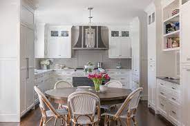 Maybe you would like to learn more about one of these? U Shaped Kitchen With Dining Table Transitional Dining Room