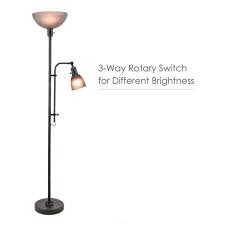 Base is 10 1/2 wide. Merra 71 In Antique Bronze Mother Daughter Floor Lamp Ptl 1812 00 Bnhd 1 The Home Depot
