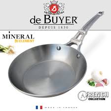 De Buyer 9 5 24cm Mineral B Steel French Collection Fry Pans Creative Cookware