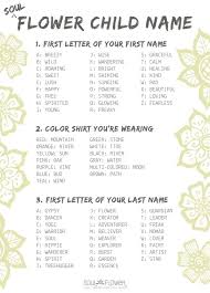 Baby Name Generator Your Flower Child Name Hippie Name Generator Soul Flower Blog Babyname Namegener Hippie Names Funny Name Generator Name Generator