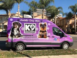 Mobile pet spa offers grooming at your curbside, home or business and includes all manner of hygiene and care. K9 Grooming Mobile Pet Salon And Spa Services Los Angeles Yp Com