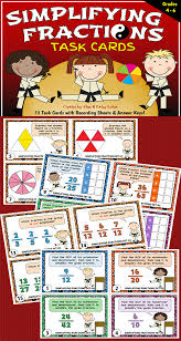 The gingerbread man digital activities for kindergarten & first grade. This Simplifying Fractions Pack Contains A Total Of Seventy Two 72 Task Cards Divided Into Three 3 Set Fractions Task Cards Simplifying Fractions Fractions