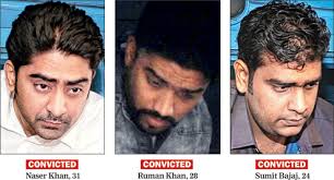 Guilty as charged Three convicted in Park St rape case