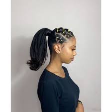 See more ideas about rubber band hairstyles, natural hair styles, hair styles. 100 Ponytail Hairstyles For Black Hair That Are Easy To Recreate Hairstyle Secrets