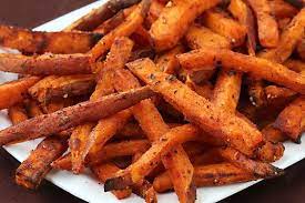 Oven Roasted Sweet Potato Fries Oven Roasted Sweet Potatoes Oven Roasted Sweet Potato Fries Sweet Potato Recipes Fries