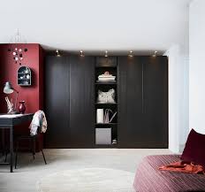 Their products are just so versatile, and there are gazillions of ways to turn one thing into another. Pax Wardrobe Black Brown Forsand Black Brown Stained Ash Effect Ikea