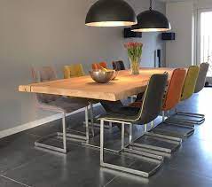 tafels met rvs onderstel zwaartafelen made in holland tafels tafel rvs stoelen