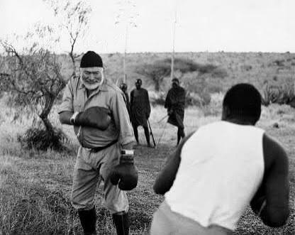 🥊 “My writing is nothing, my boxing is everything.” – Ernest Hemingway For  Hemingway, boxing wasn't just a sport, it was a philosophy. The ring became  a stage where truth revealed itself
