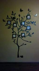 Family Tree Tree Wall Decal From Target Wooden Cutout Critters Ribbon And Square Frames From W Wall Decor Stickers Tree Wall Decal Rose Gold Wall Decor