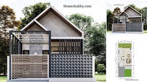 Rumah kecil modern batu pata. Desain Dan Denah Rumah Kecil Modern Ukuran 5 X 14 M 2 Kamar Tidur Cocok Untuk Keluarga Baru Homeshabby Com Design Home Plans Home Decorating And Interior Design