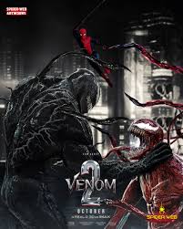2160x3840 venom movie 2018 official 4k poster sony xperia x,xz,z5 premium hd 4k wallpapers. Spider Web Artworks On Twitter Venom Vs Carnage The Battle Begins Venom 2 Fan Made Movie Poster By Me Venom2 Venom Carnage Symbiote Tomhardy Eddiebrock Woodyharrelson Tomhardyfans Venommovie Wearevenom