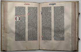 A complete reprint of the gutenberg bible, that introduced the printed book to the west and transformed knowledge distribution, by taschen books. The Gutenberg Bible Library Of Congress Bible Collection Exhibitions Library Of Congress