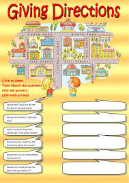 Giving Directions Interactive And Downloadable Worksheet Check Your Answers Online Or Send Them To Your Teaching English Grammar English Lessons Learn English