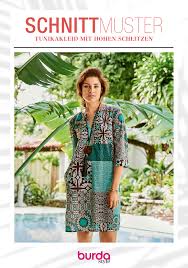 Das erstellen von schnittmustern zum ausdrucken ist mit viel arbeit verbunden. Tunikakleid Mit Seitenschlitze 04 2016 108a Schnittmuster Damen Schnittmuster Damen Tunika Schnittmuster Tunika Kleid